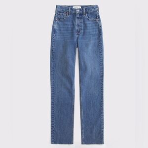 Abercrombie & Fitch Medium Blue 90s Ultra High Rise Jeans 27R